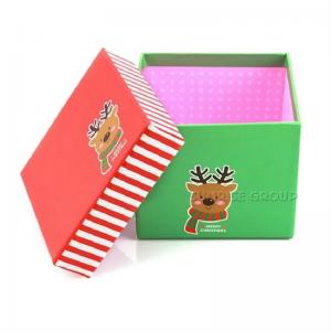 Small Square Paper Printing Christmas Eve Apple Gift Box